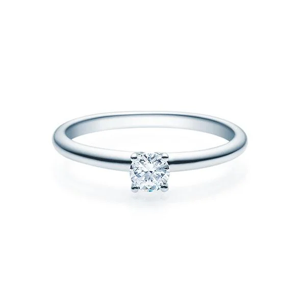 Verlobungsring Weißgold 585, 0,20 ct tw/si, Modell RU-1494-37