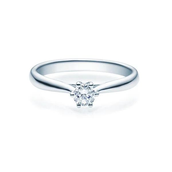Verlobungsring Weißgold 585, 0,30 ct tw/si, Modell RU-1504-1